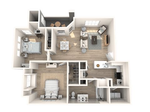The Presley at Whitney Ranch Apartments Jailhouse Rock Floor Plan
